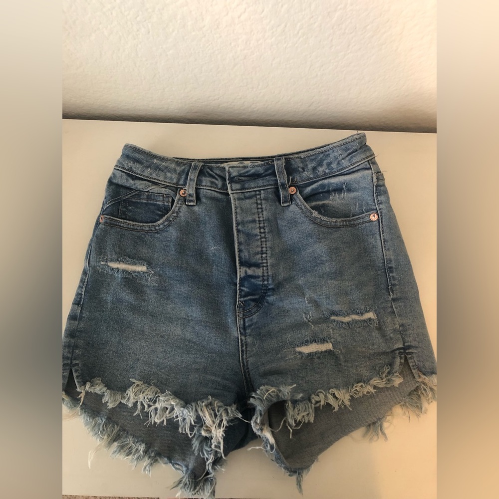 Free people denim shorts